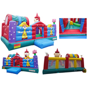 inflatable combo slide bouncer